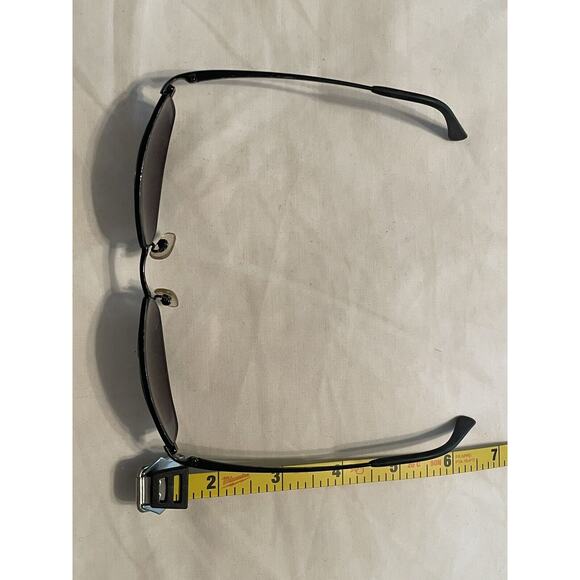 RAY BAN RB3198 G15 SLEEK NARROW GUNMETAL RECTANGULAR FLEX HINGES SunglassFrames - Picture 3 of 7